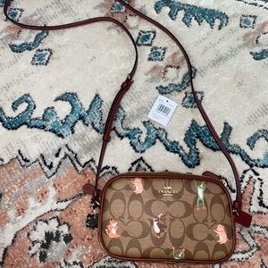 NWT Coach Signature Party Animal Crossbody Purse